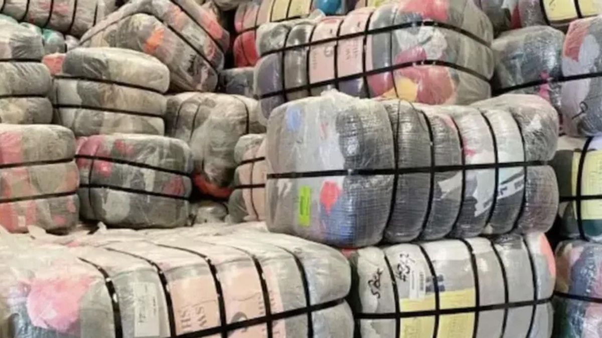 Fardos de ropa que ingresan al país y perjudica la industria local y trae problemas al medio ambiente y a la salud pública.