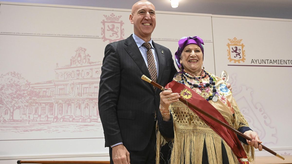 Las Águedas se hacen un año más con el bastón de mando de León por un día