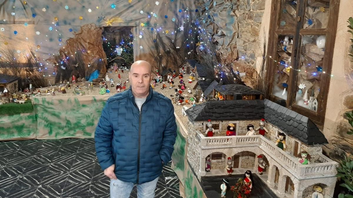 Belén de Carracedelo, obra de Ángel Rodera 'Gelo'. 