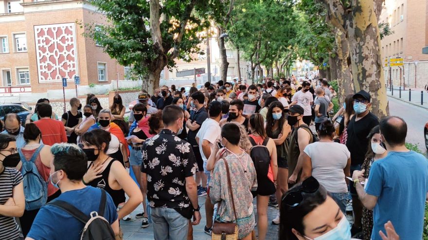 Concentración de condena por el asesinato de Samuel Luiz en Guadalajara