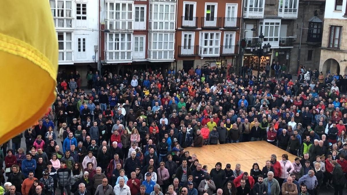 Manifestación en Reinosa por la venta de Sidenor.