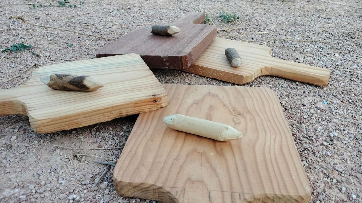 Materiales para jugar al beli.