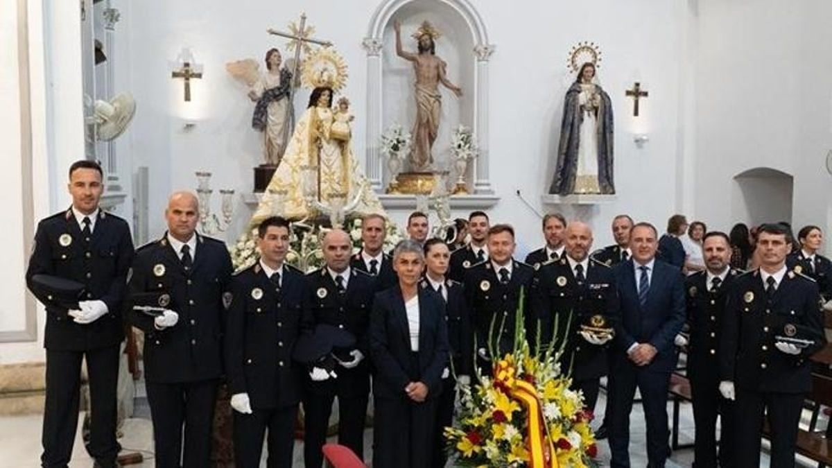 La Virgen del Rosario, nombrada patrona de la Policía Local de Beniel