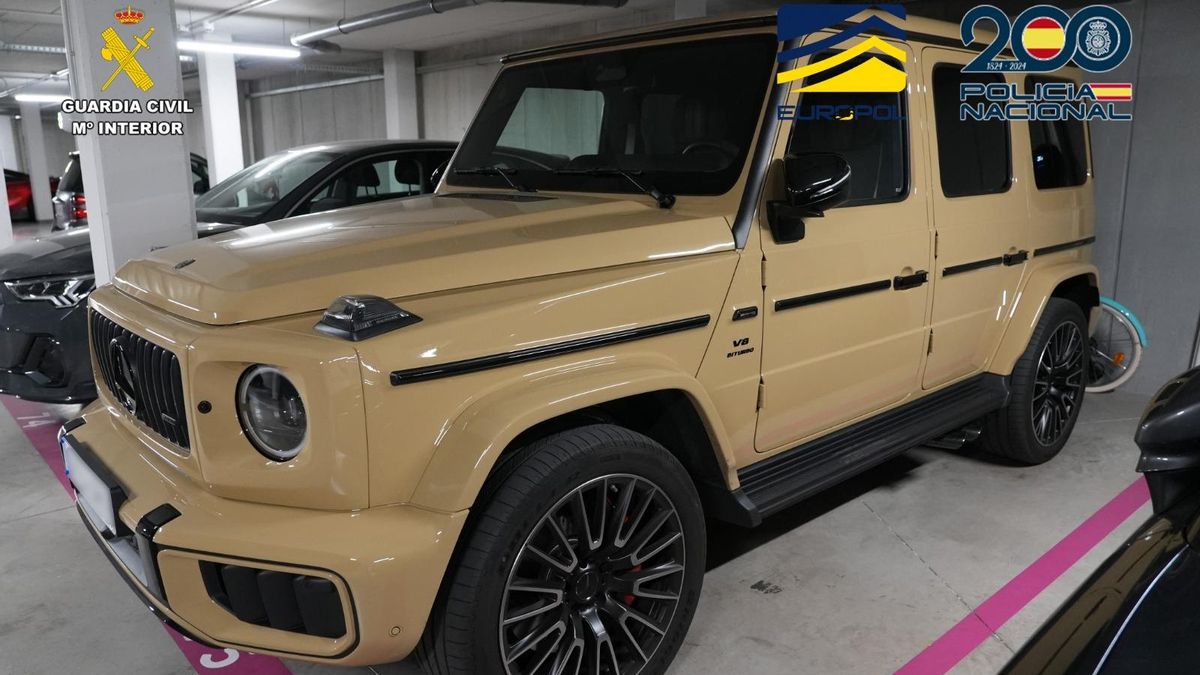 Uno de los coches de alta gama que poseía la red de narcotráfico en la que estaba implicado José Luis Cortés