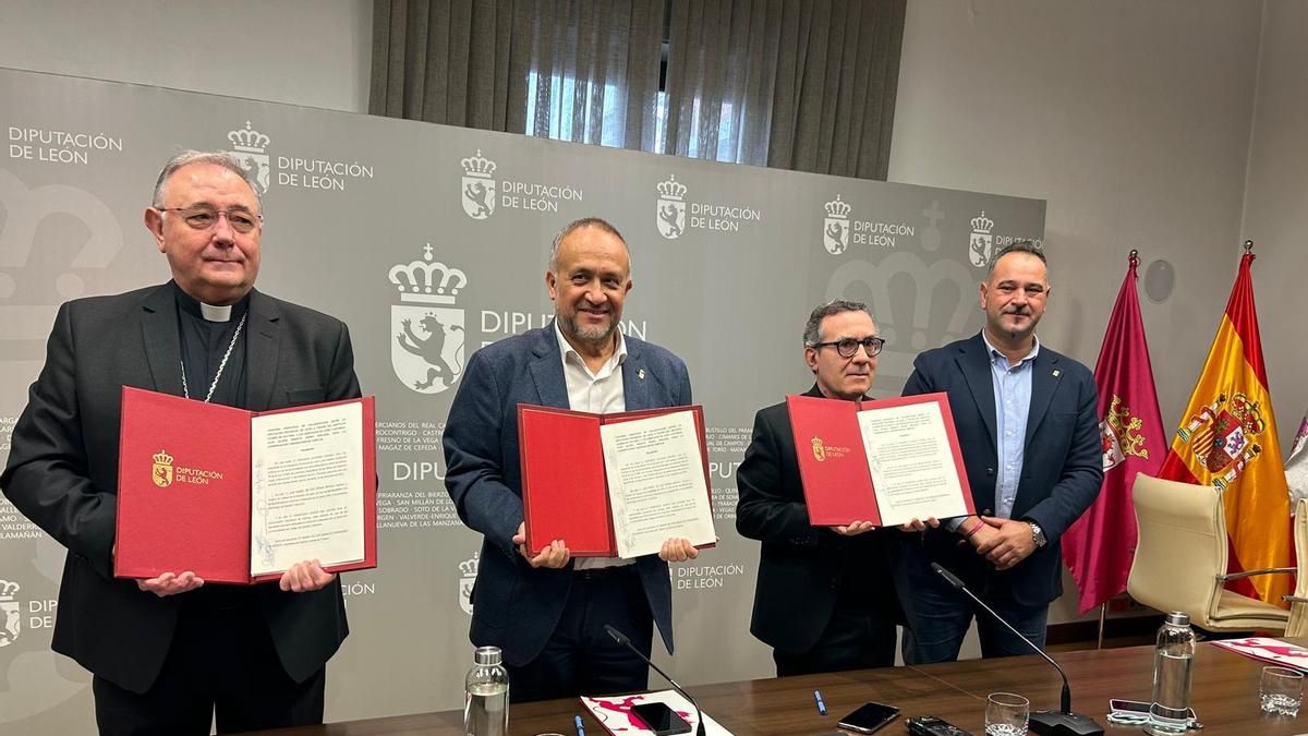 La Diputación y las diócesis de León destinan 1,2 millones a rehabilitar iglesias en el medio rural