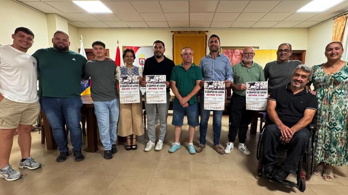 Tijarafe presenta el II Campus de Lucha Canaria José Rocha ‘El Fula’