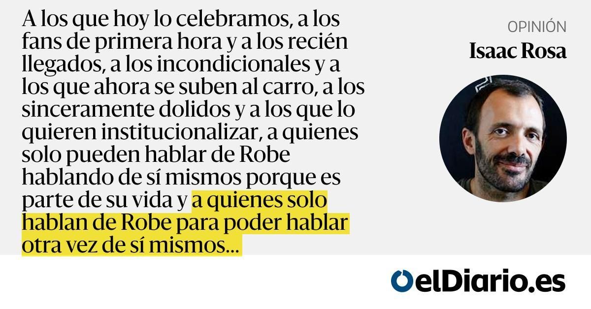 Dice Robe que nos vayamos todos a tomar por culo