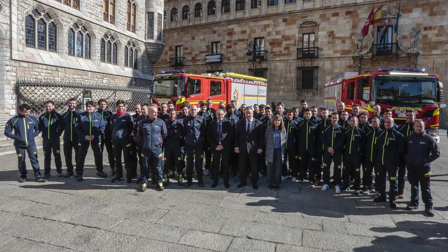 Los bomberos de la provincia de León comenzarán a trabajar en abril en parques comarcales provisionales