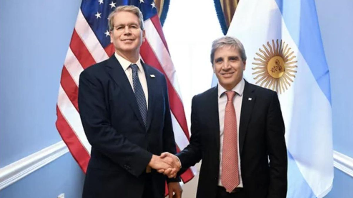 Scott Bessent y Luis Caputo