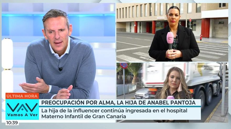Jorge Javier, Ana Rosa y 'Ni que fuéramos' mandan mensajes a Anabel Pantoja, y 'Vamos a ver' da buenas noticias de su hija ingresada