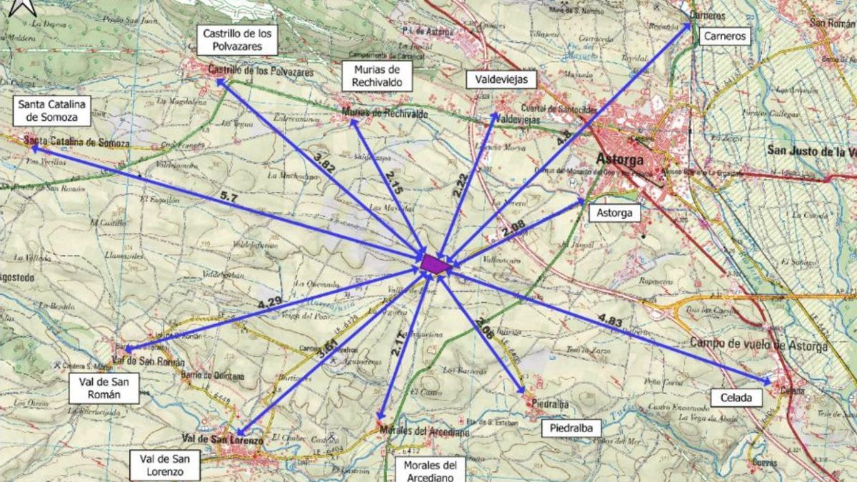 Olores y una línea eléctrica por la ciudad: Astorga alega por el impacto de la planta de biometano de Val de San Lorenzo