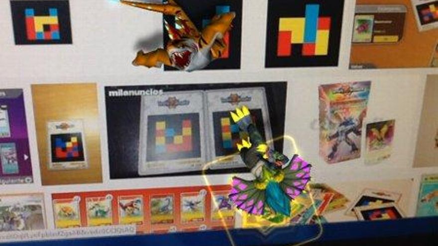 Invizimals, realidad aumentada.