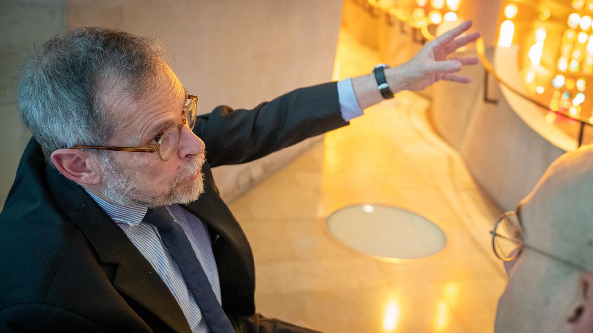 Faulí, durante la entrevista