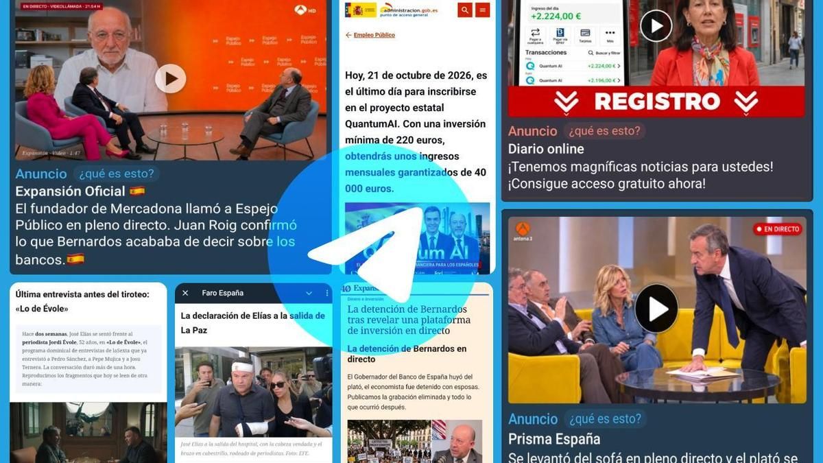 Tiroteos en la M-30, peleas en directo y secretos de Estado: Telegram y X hacen caja con una barra libre de estafas