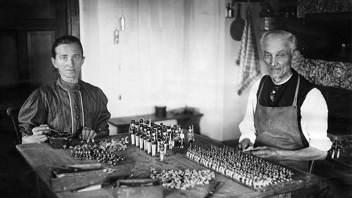 Seiffen se dedicó a la fabricación de juguetes de madera cuando se agotaron las minas de estaño.