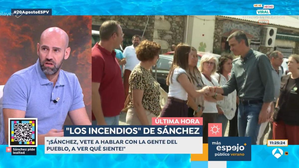 Rótulo de 'Espejo Público' contra Pedro Sánchez