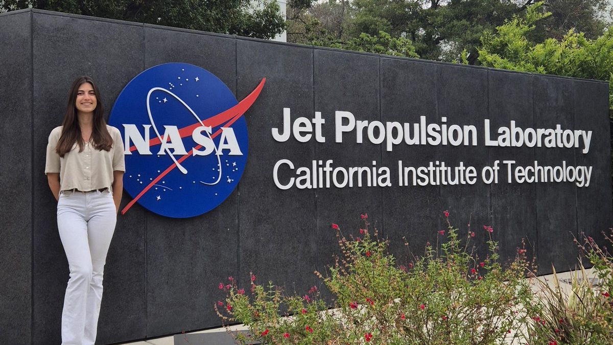 Nerea Pascual Lezaun, en la NASA