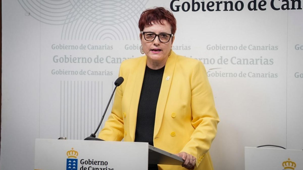 La consejera de Bienestar Social del Gobierno de Canarias, Candelaria Delgado.