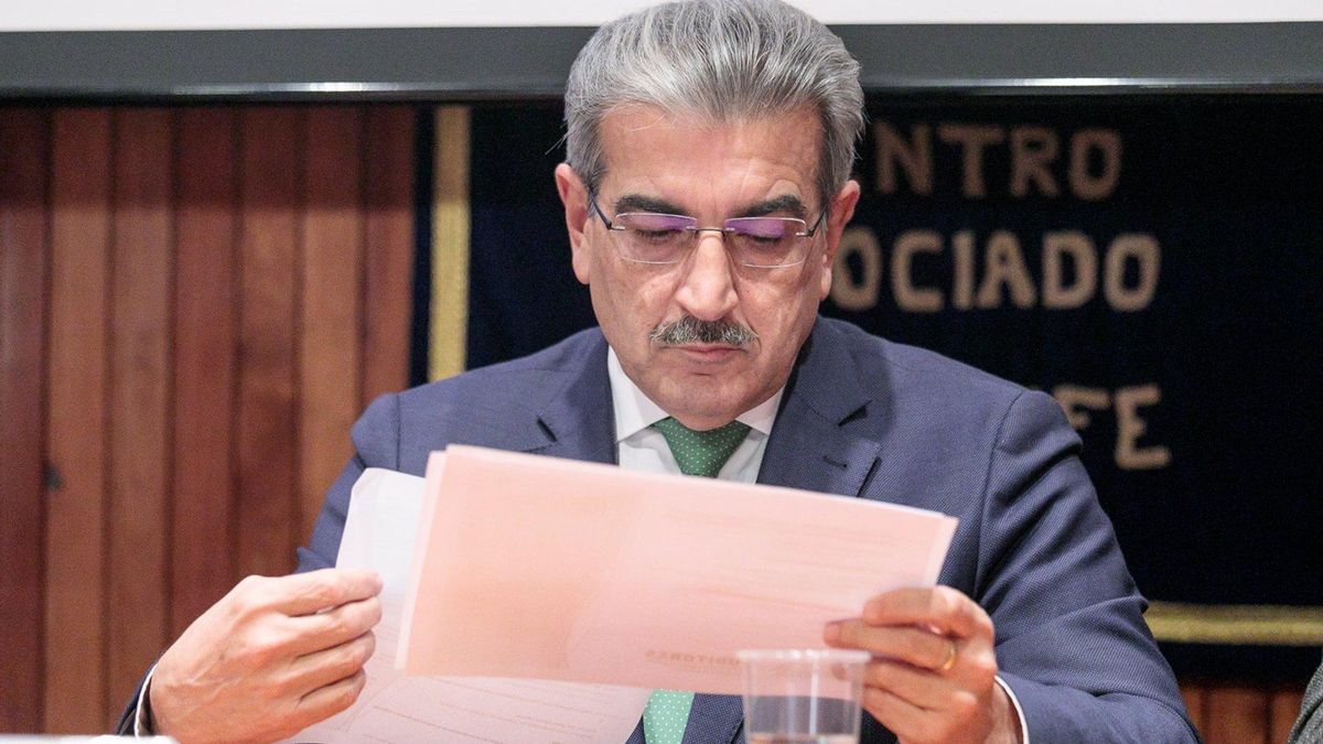 El vicepresidente canario y consejero de Hacienda, Presupuestos y Asuntos Europeos, Román Rodríguez