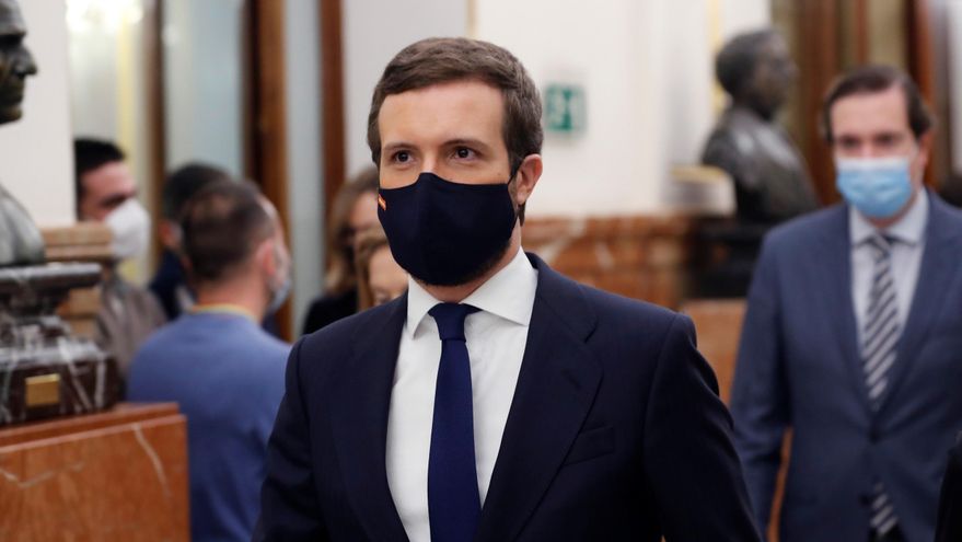 El líder del PP, Pablo Casado. EFE/ Zipi/Archivo