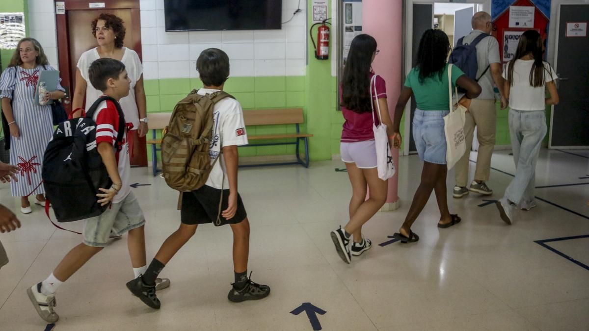 Comienzo de las clases en los institutos