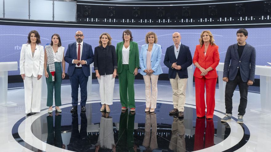 El choque entre PP y PSOE junto a la xenofobia de Vox y Ciudadanos marcan el debate a nueve para las europeas