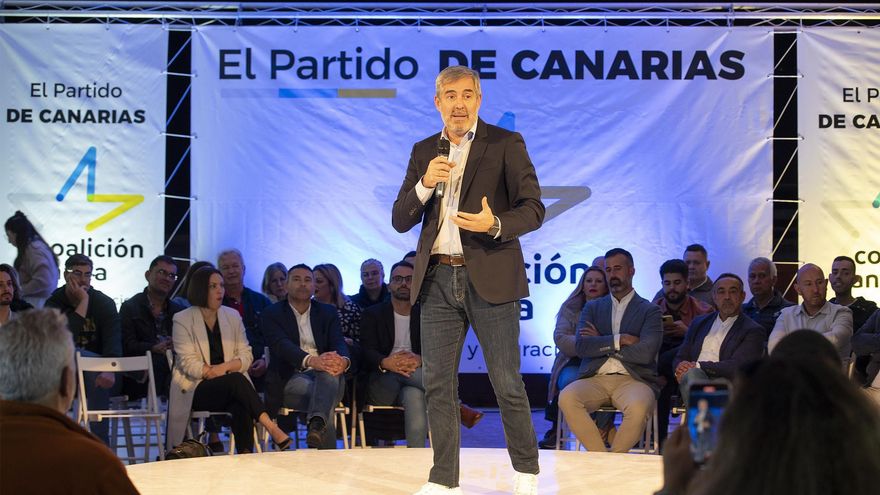 Coalición Canaria repite candidato a la presidencia de Canarias y pide votar por "el cambio"