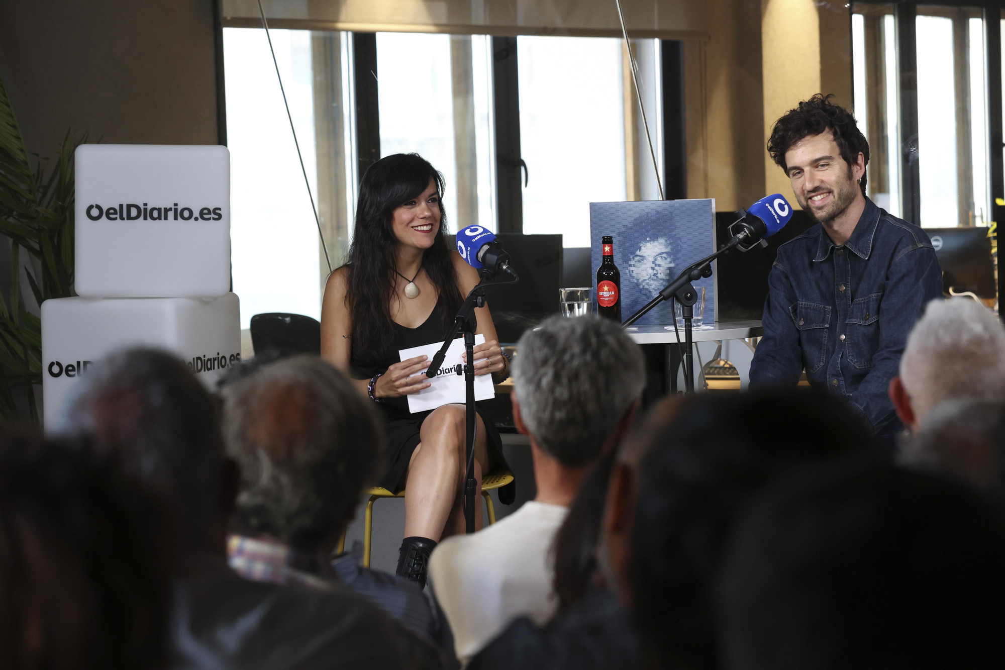 Guille Galván en la redacción de elDiario.es, en imágenes
