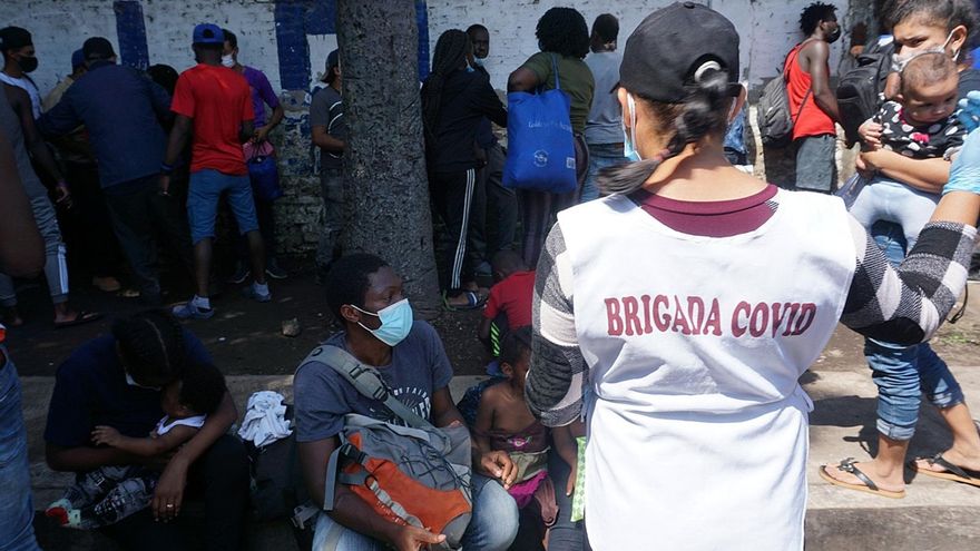 Despliegan brigadas de salud para atender a migrantes en el sureste de México