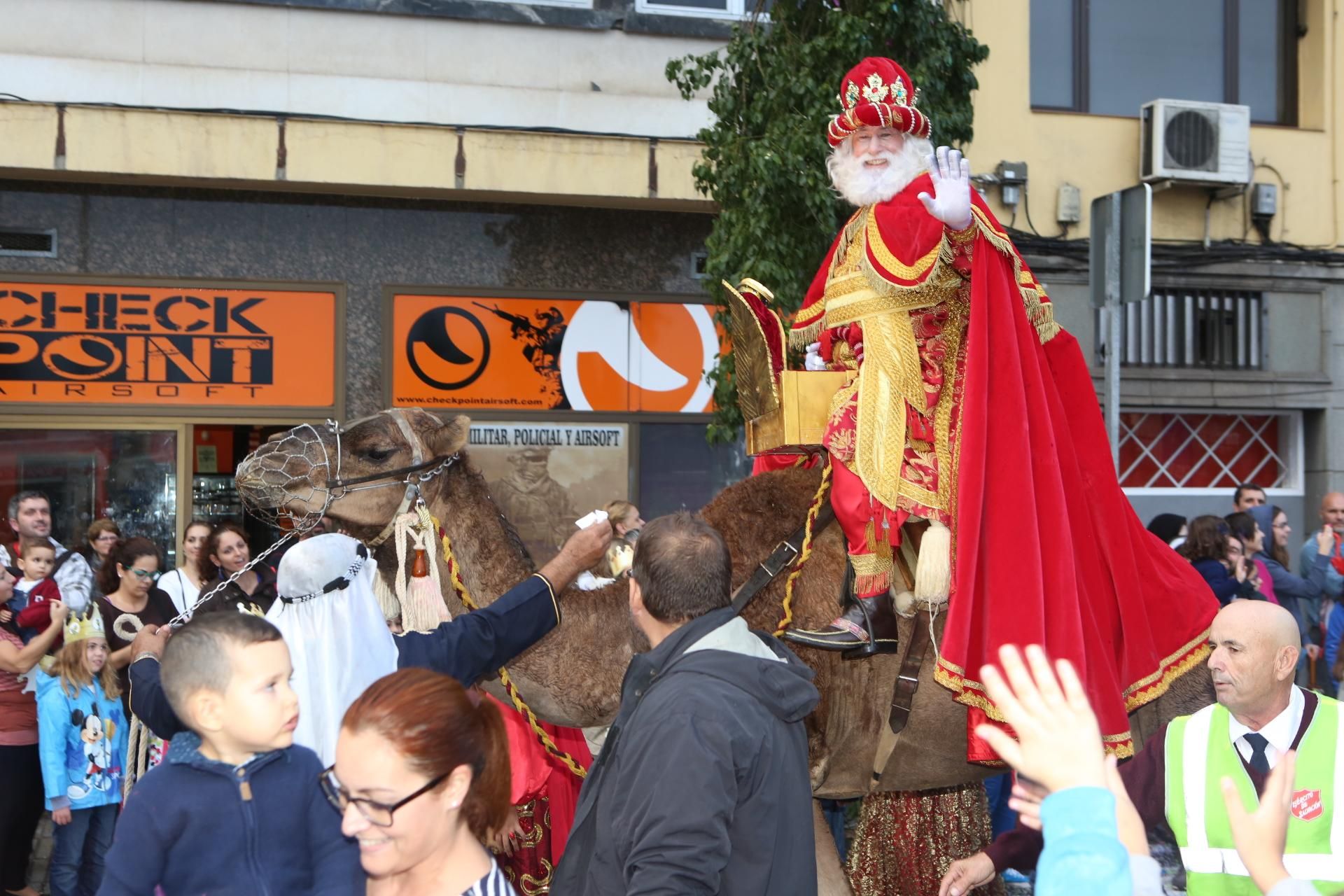 Cabalgata de Reyes en la capital grancanaria. (Alejandro Ramos).