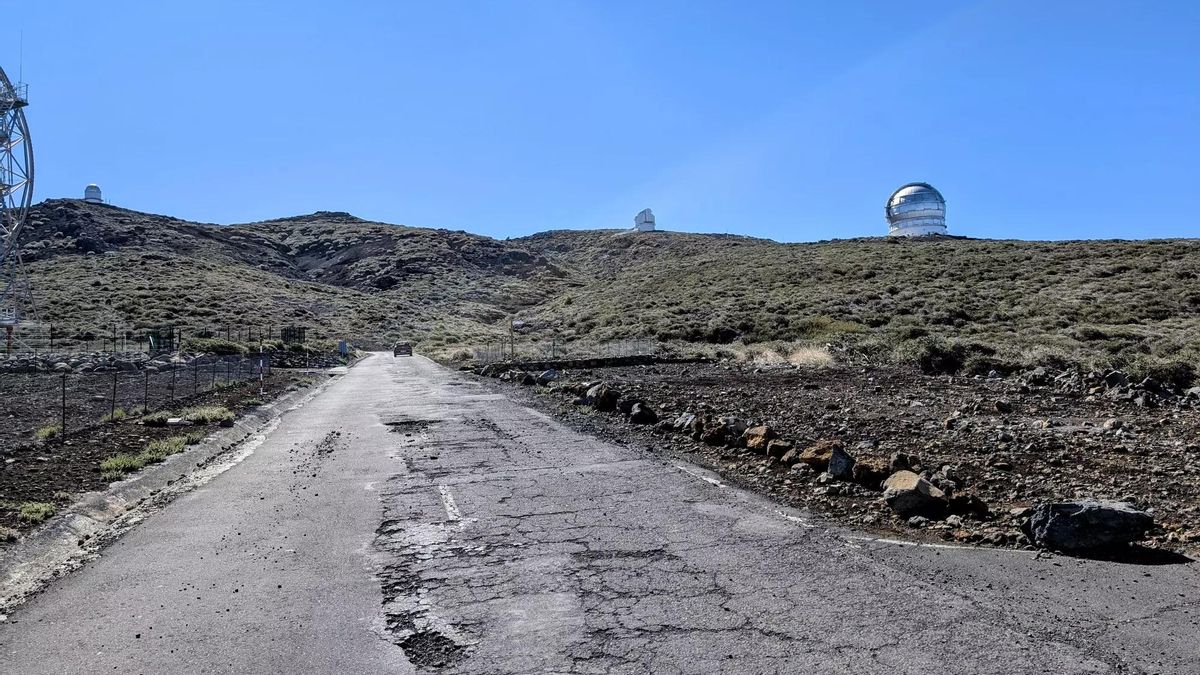 La carretera al Roque de los Muchachos sigue sin poder arreglarse: desierta la licitación de 2,8 millones para su mejora
