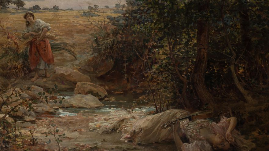 A subasta un cuadro no conocido de Garnelo con "ecos montillanos"