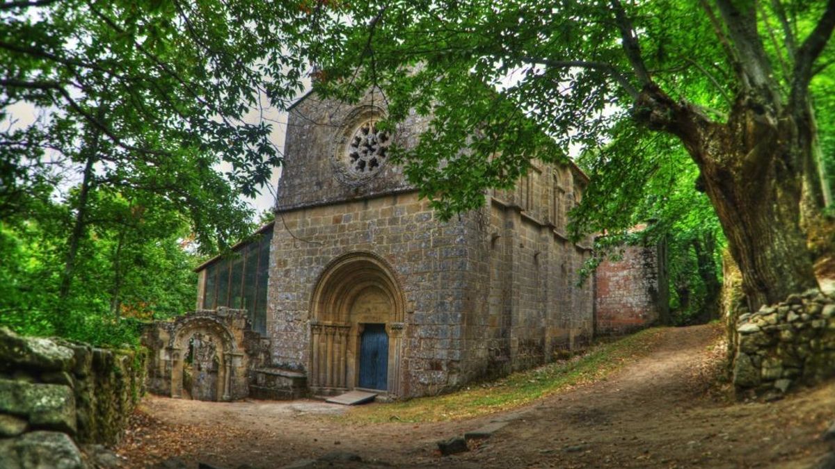 Monasterio de Santa Cristina de Ribas del Sil, en la Ribeira Sacra.