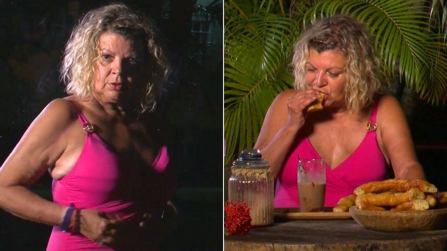 'Supervivientes' mostró el ¿impactante? cambio físico de Terelu Campos, que recreó su mítico meme con la porra