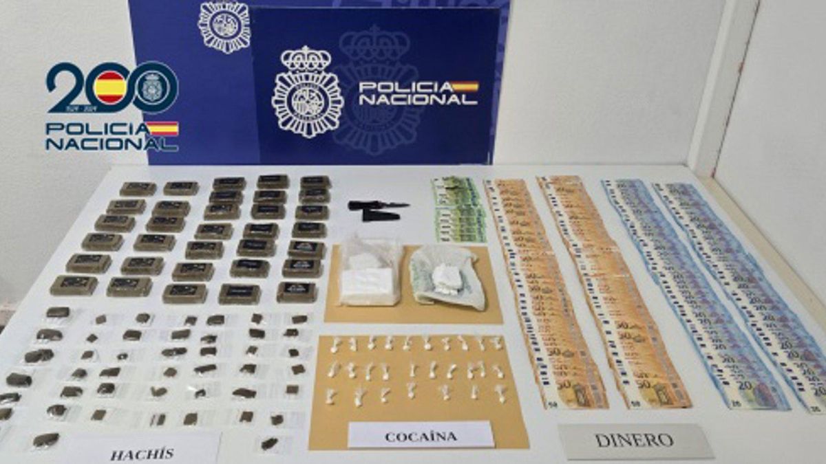 Material requisado por la Policía Nacional en un punto de venta de drogas en Arona
- POLICÍA NACIONAL