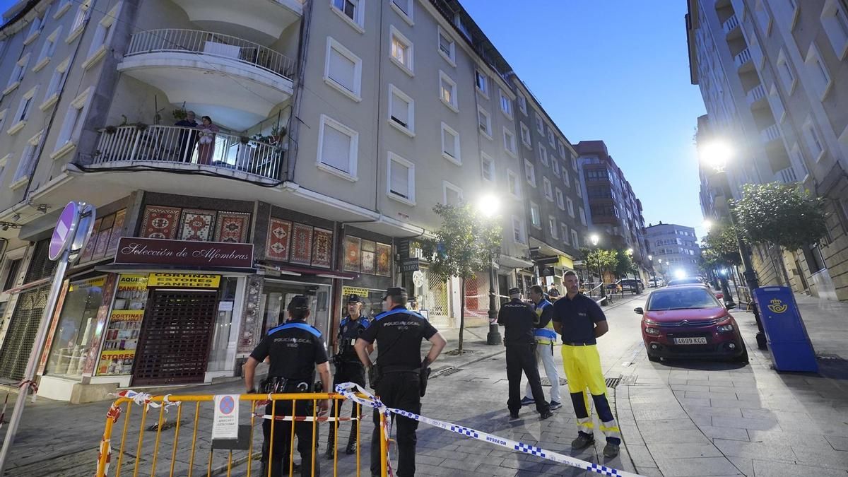 El edificio donde murieron una madre y sus tres hijos en el incendio del pasado 11 de octubre