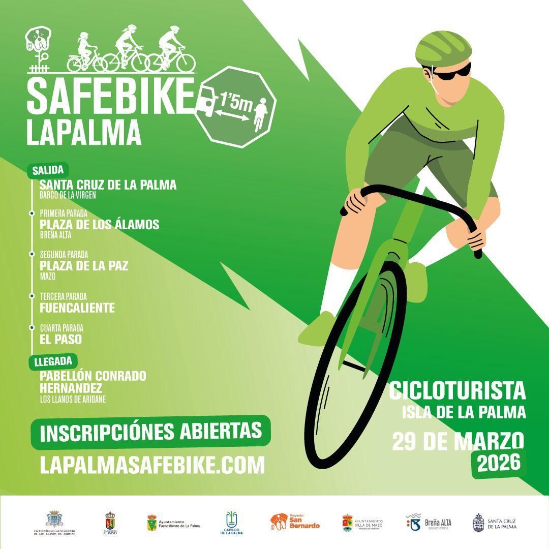 Refuerzo a la educación vial con una nueva edición de Safe Bike La Palma 2026.