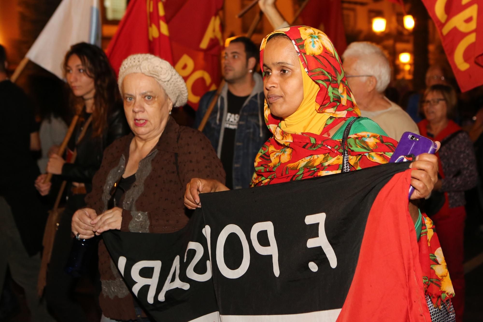 Manifestación contra la violencia machista en Las Palmas de Gran Canaria (ALEJANDRO RAMOS)