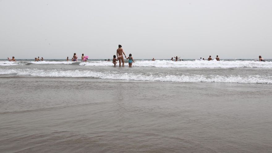 Playa de San Agustín, en el municipio grancanario de San Bartolomé de Tirajana.