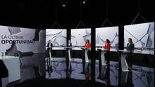 Las seis participantes del debate denominado "La última oportunidad".