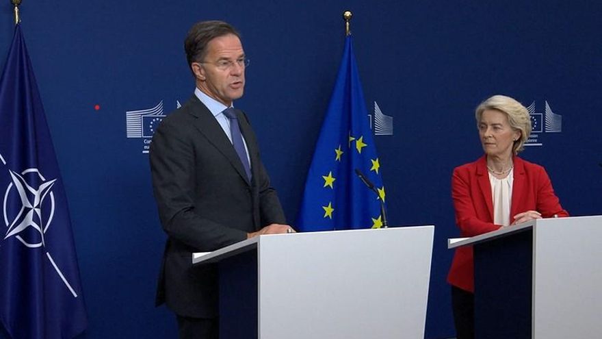 La OTAN y la UE, unidas frente a Rusia: "Ucrania es nuestra primera línea de defensa"