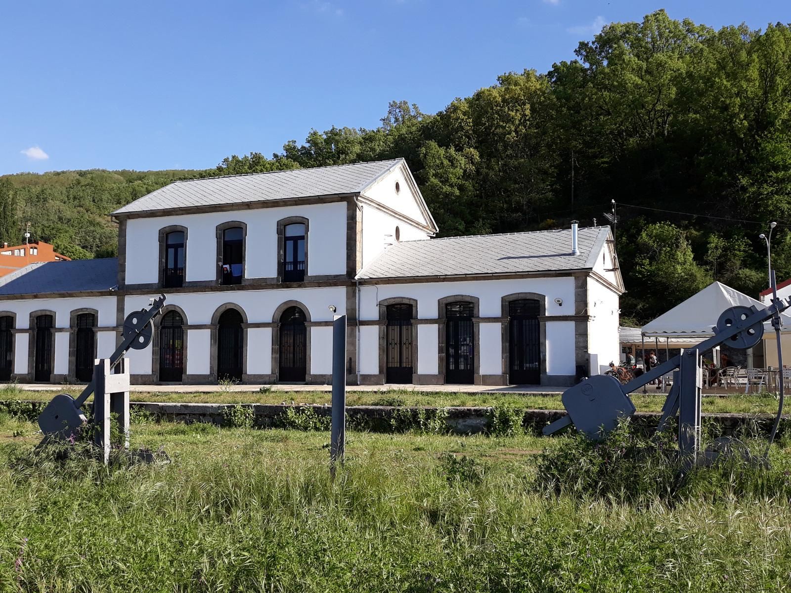 Antigua estación de tren recuperada.