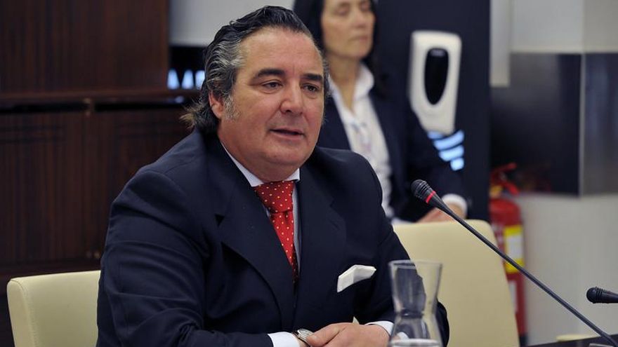 José María Sánchez Cordero, en la comisión parlamentaria de la Asamblea de Extremadura donde ha hablado de Alcántara