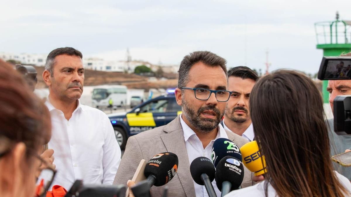 El teniente de alcalde de Arrecife, Echedey Eugenio (Coalición Canaria)