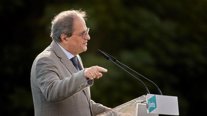 El expresidente de la Generalitat, Quim Torra. EFE/David Borrat/Archivo