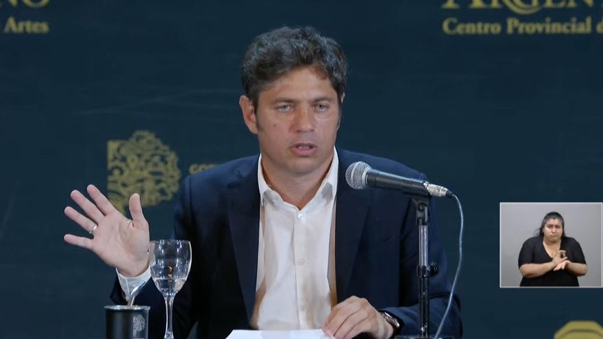 Kicillof cree que el peronismo debe evitar la fragmentación si quiere tener una nueva oportunidad de gobernar