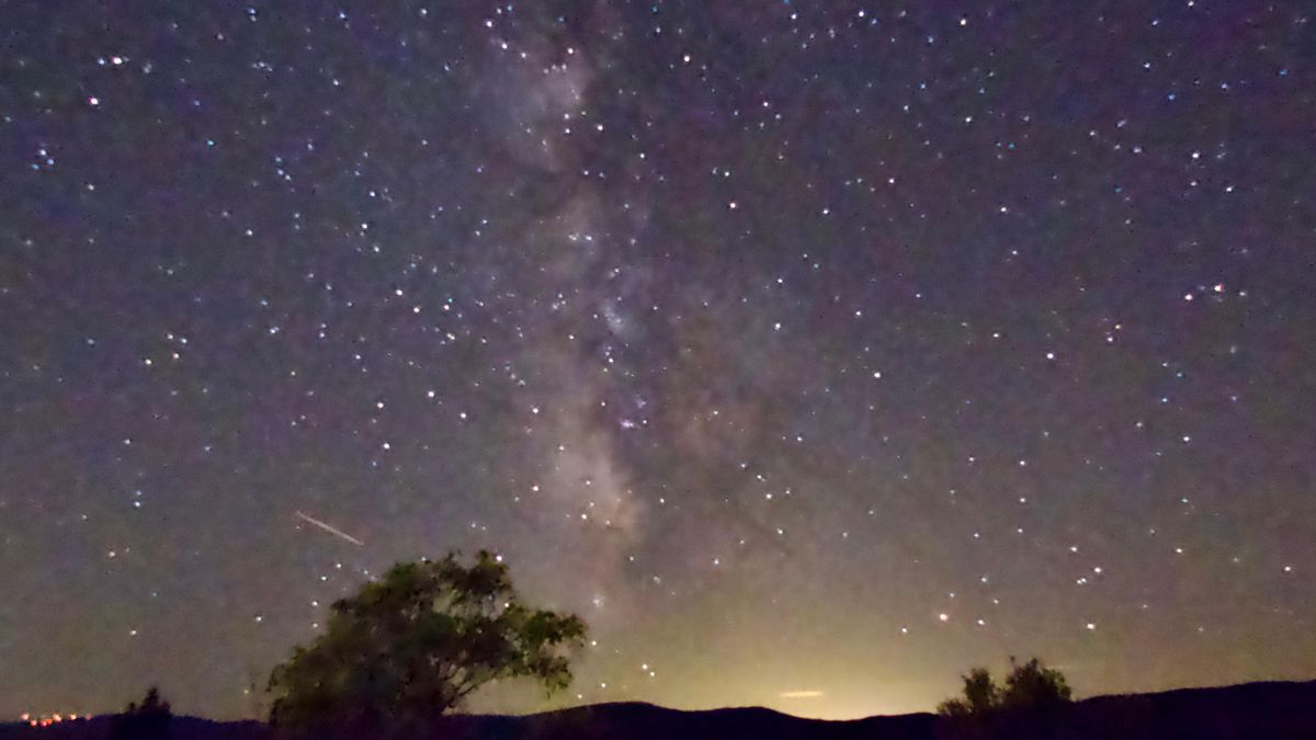 Vía láctea desde Muro de Aguas