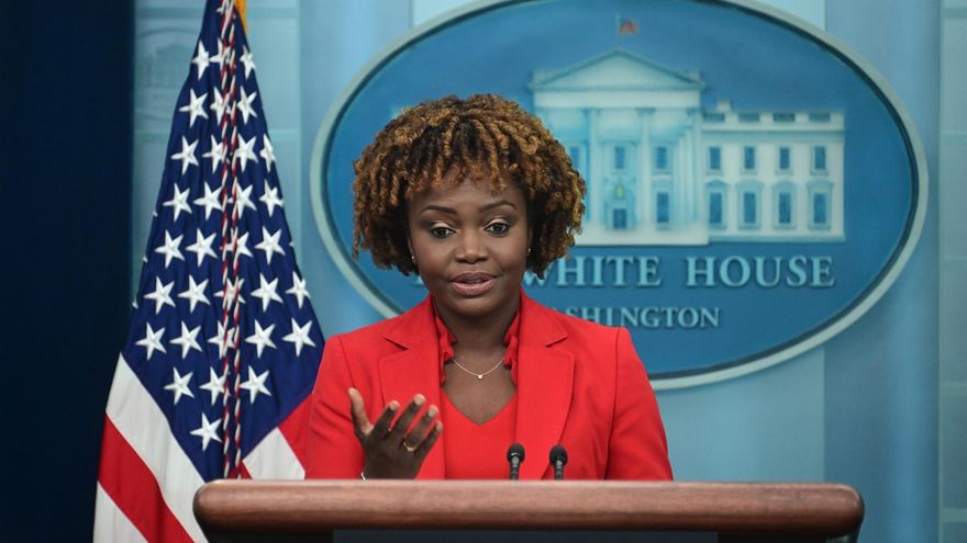 Karine Jean-Pierre, portavoz de la Casa Blanca