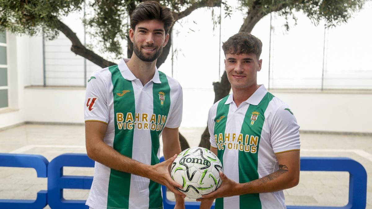 Presentación de Theo Zidane y Egoitz Muñoz como jugadores del Córdoba CF