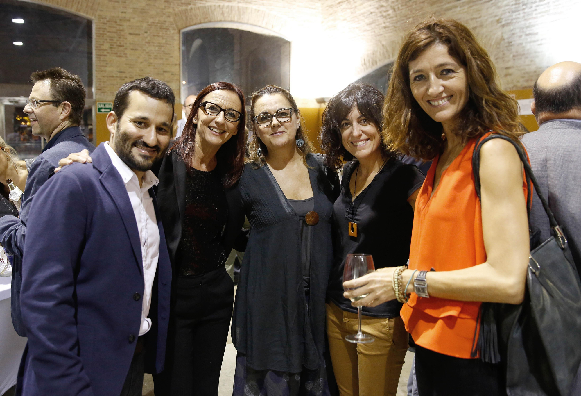 Algunos de los asistentes al acto